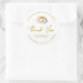 Eenvoudige zelfgemaakte jasmijn thee bedankt label (Tas)