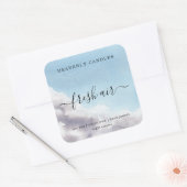 Eenvoudige zelfgemaakte kaarsen Sticker Labels (Envelop)