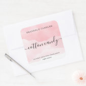 Eenvoudige zelfgemaakte kaarsen Sticker Labels (Envelop)