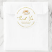 Eenvoudige zelfgemaakte kamille thee bedankt label (Tas)