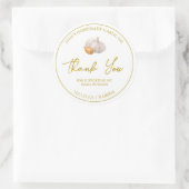 Eenvoudige zelfgemaakte knoflookolie dank u label (Tas)