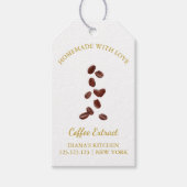 Eenvoudige zelfgemaakte koffie-extract Hang Label  Cadeaulabel (Voorkant)