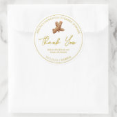 Eenvoudige zelfgemaakte kurkuma dank u label (Tas)