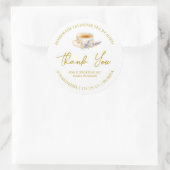 Eenvoudige zelfgemaakte lavendelthee bedankt label (Tas)