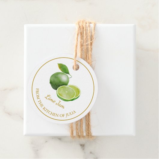 Eenvoudige zelfgemaakte Limoen Jam Hang Label l Wi (In situ)
