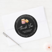Eenvoudige zelfgemaakte Macaron dank je Label (Envelop)