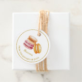 Eenvoudige Zelfgemaakte Macarons Hang Label l Wit (In situ)