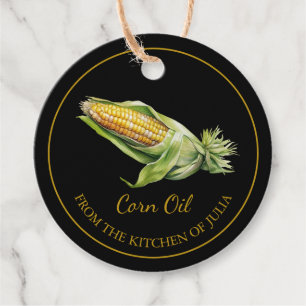 Eenvoudige zelfgemaakte maïsolie Hang Label L Zwar