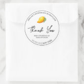 Eenvoudige zelfgemaakte Mango Jam Dank u Label (Tas)