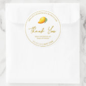 Eenvoudige zelfgemaakte Mango Jam Dank u Label (Tas)