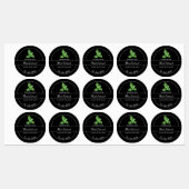 Eenvoudige zelfgemaakte Mint Extract Kleeflabel Labels (Vel)