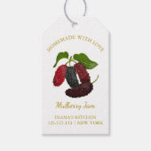 Eenvoudige Zelfgemaakte Mulberry Jam Hang Label l Cadeaulabel (Voorkant)
