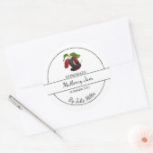 Eenvoudige zelfgemaakte Mulberry Jam Label (Envelop)