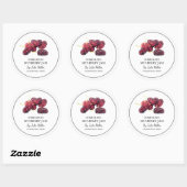 Eenvoudige zelfgemaakte Mulberry Jam Label (Vel)
