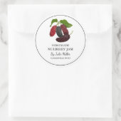 Eenvoudige zelfgemaakte Mulberry Jam Label (Tas)