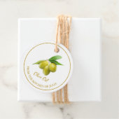 Eenvoudige zelfgemaakte Olijfolie Hang Label (In situ)