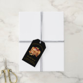 Eenvoudige zelfgemaakte Pannenkoeksiroop Hang Labe Cadeaulabel (Met Touw)