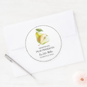 Eenvoudige zelfgemaakte peer behoudt label (Envelop)