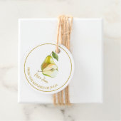 Eenvoudige zelfgemaakte peer jam hangen Label l wi (In situ)