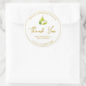 Eenvoudige zelfgemaakte perenjam bedankt label (Tas)