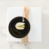 Eenvoudige zelfgemaakte pistache boter hangen Labe Bedankjes Labels (In situ)