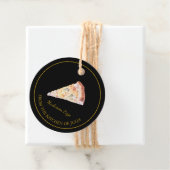 Eenvoudige Zelfgemaakte Pizza Hang Label l Zwart (In situ)