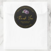 Eenvoudige zelfgemaakte Plum Jam Dank u Label (Tas)