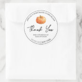 Eenvoudige zelfgemaakte pompoenjam dank je label (Tas)