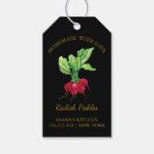 Eenvoudige zelfgemaakte radijs augurk hang Label z Cadeaulabel (Voorkant)