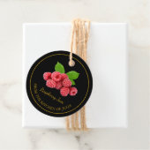 Eenvoudige zelfgemaakte Raspberry Jam Hang Label (In situ)