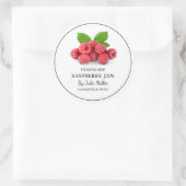 Eenvoudige zelfgemaakte Raspberry Jam Label (Tas)