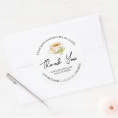 Eenvoudige zelfgemaakte Rooibos thee Bedankt Label (Envelop)