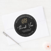 Eenvoudige zelfgemaakte sesamolie dank u label (Envelop)