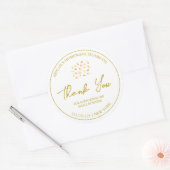 Eenvoudige zelfgemaakte sesamolie dank u label (Envelop)