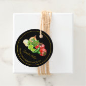 Eenvoudige zelfgemaakte tomaat salsa hangen Label (In situ)