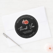 Eenvoudige zelfgemaakte vijgenjam bedankt label (Envelop)