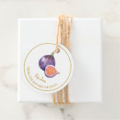 Eenvoudige zelfgemaakte vijgenjam hangen Label l w (In situ)