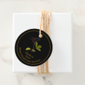 Eenvoudige zelfgemaakte vlierbessenstroop Hang Lab Bedankjes Labels (In situ)