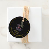 Eenvoudige zelfgemaakte vlierbessenstroop Hang Lab Bedankjes Labels (In situ)