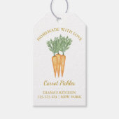 Eenvoudige Zelfgemaakte Wortel Pickle Hang Label W Cadeaulabel (Voorkant)