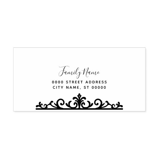 Eenvoudige zelfinktende rubberen stempel (Design)