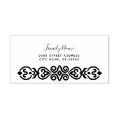 Eenvoudige zelfinktende rubberen stempel (Design)