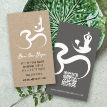 Eenvoudige Zen Yoga Om Calligrafie Silhouet Set