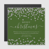 Eenvoudige zilveren Feestdagen voor kerstmis Glitt (Voorkant / Achterkant)