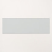 Eenvoudige zilvergrijs neutrale minimalistische oe yogamat (Achterkant (horizontaal))