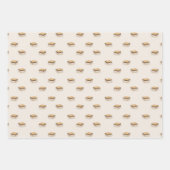 Eenvoudige zomer klassiek kampvuur Smores Inpakpapier Vel (Voorkant)