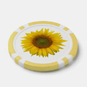 Eenvoudige Zonnebloem Land Botanische Bloemen Poker Chips (Enkel)