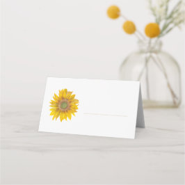 Eenvoudige Zonnebloem Plaatskaartjes