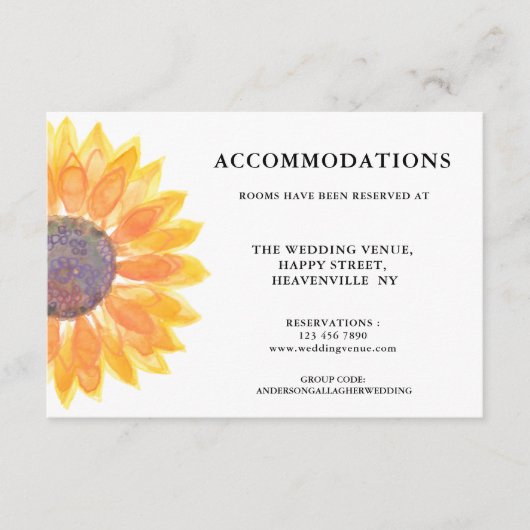 Eenvoudige zonnebloempitten informatiekaartje (Voorkant)