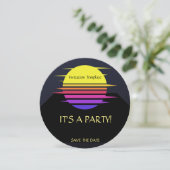 Eenvoudige zuidwestelijke zon kaart (Staand voorkant)